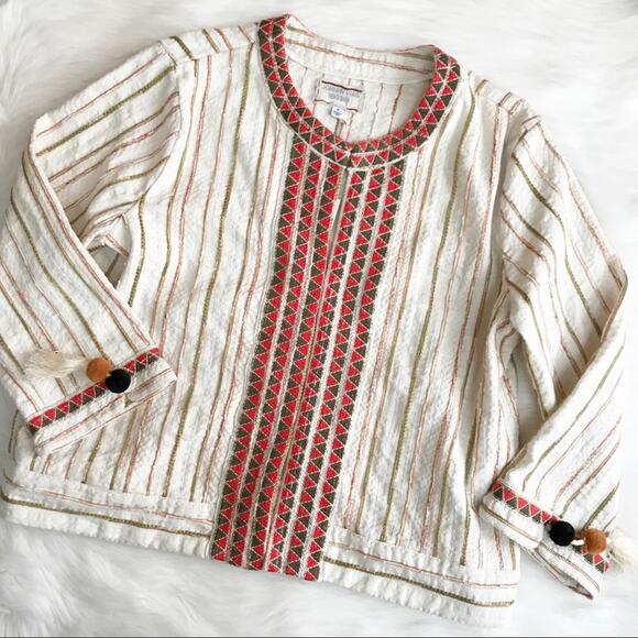Johnny Was Maya Embroidered Jacket Boho - Picture 2 of 10